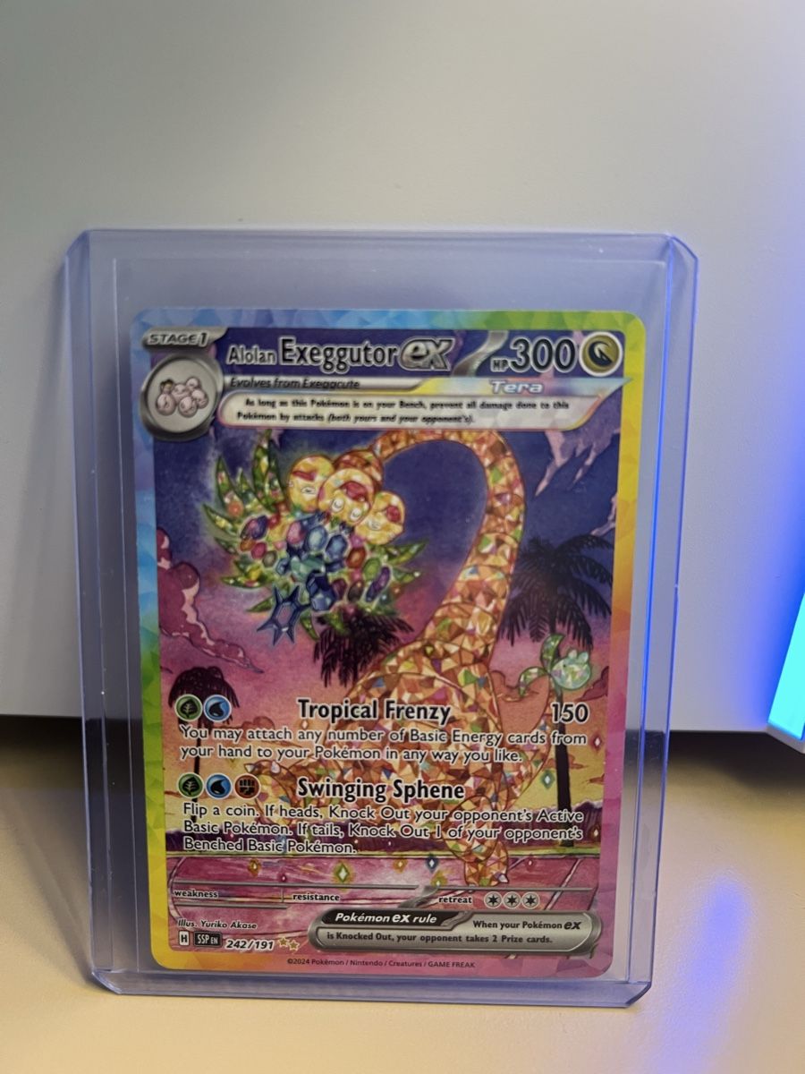 Pokémon Carte collezionabili: Alolan exeggutor ex 242/191 – Nuovo e nell'imballaggio originale da Gontenschwil venduto da joe_9qdj