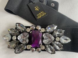 Gürtel - Carlo Visintini Einzelstück - Swarovski Steine
