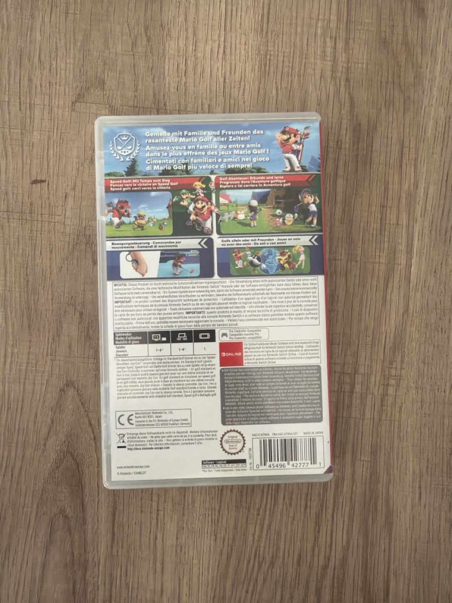 Jeux: Mario Golf Super Rush Nintendo Switch – D'occasion à Hagendorn par masterchieff 1