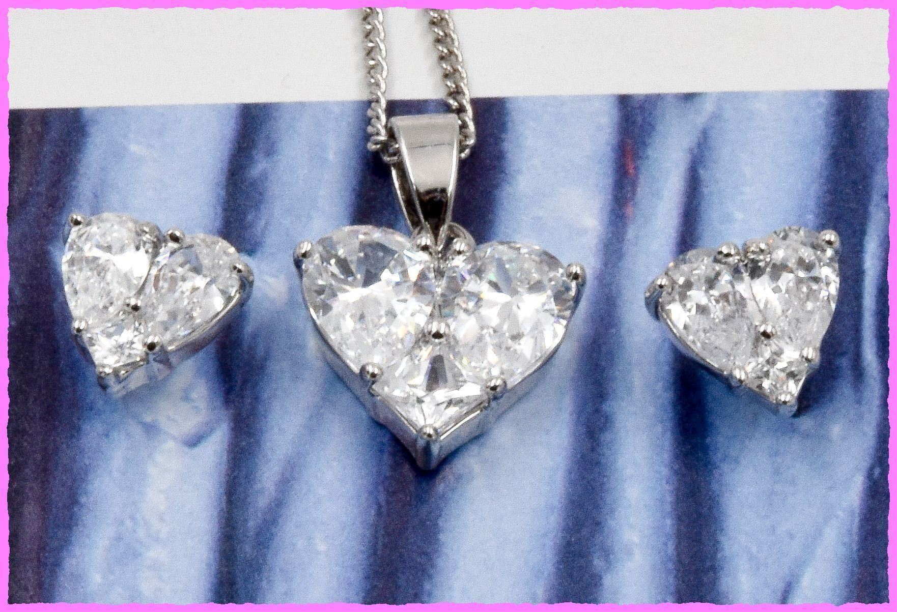 Ketten: Schmuckset, Anhänger und Ohrstecker – Neu und originalverpackt aus Oberglatt ZH von Diamond-Girl