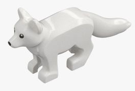 LEGO Minifigur Tiere Polarfuchs, Art-Nr. 6530160