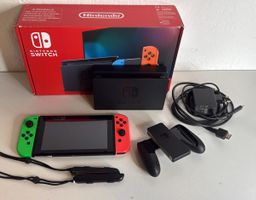 Nintendo Switch Console Red Green - Good Condition 🎮