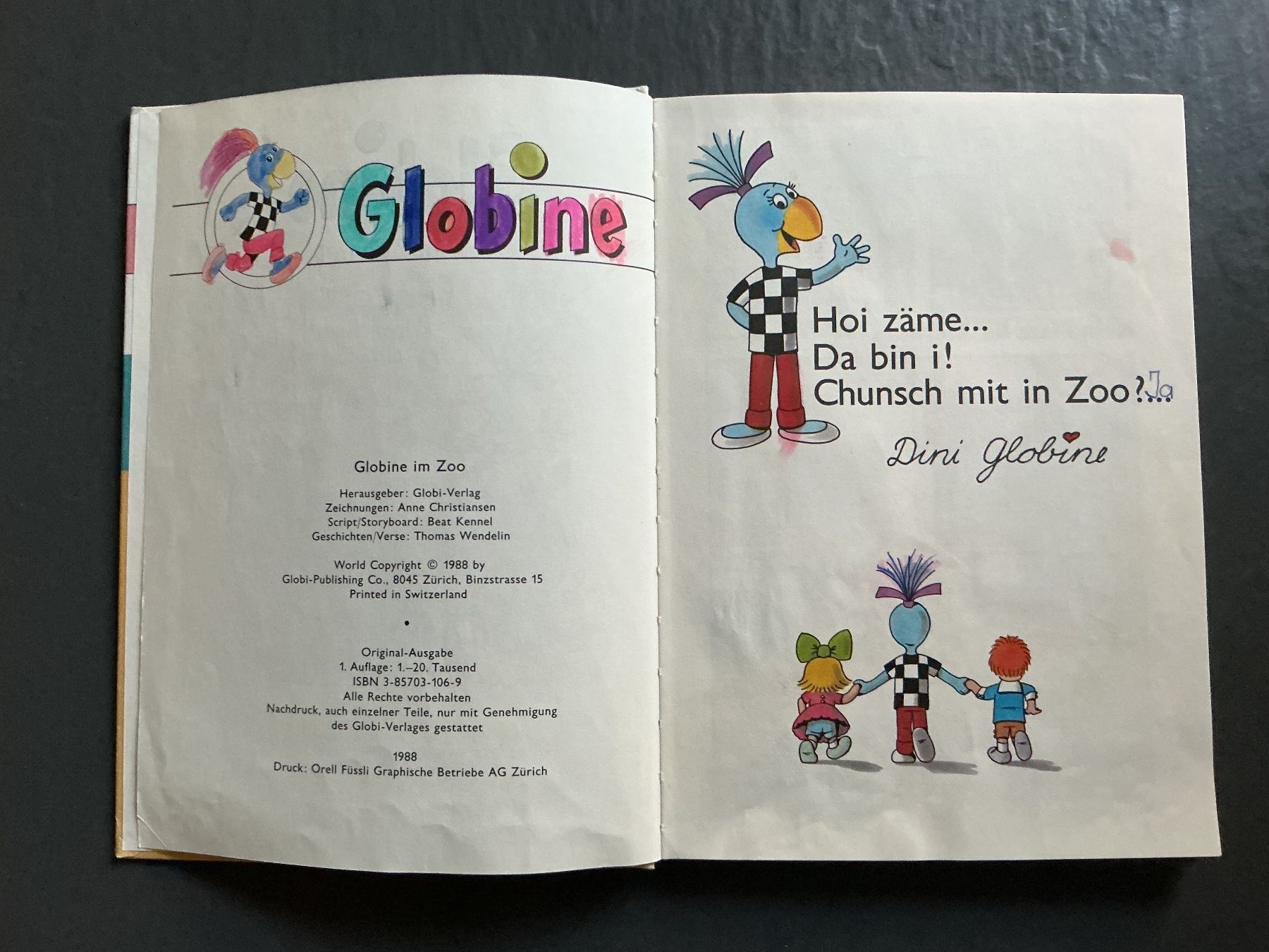 Libri: Globine im Zoo – Usato da Niederhasli venduto da ercp4 2