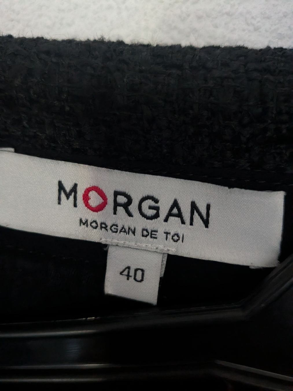 Morgan Robes: Morgan black tweed dress – Neuf (Voir description) à Morges par dhi_y2qk 4