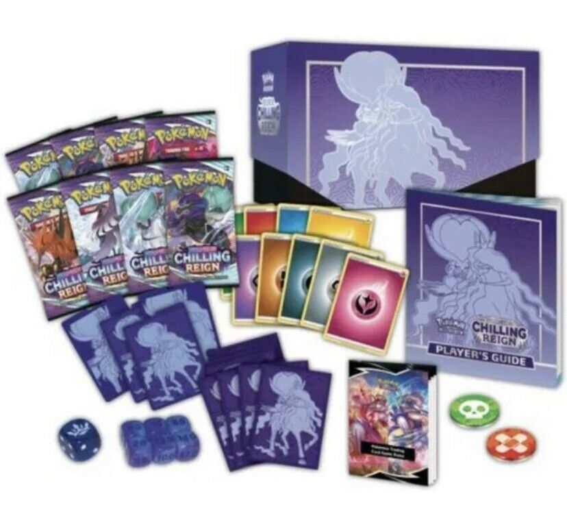 Pokémon Sammelbilder & Trading cards: 2021 Pokémon Sword & Shield Chilling Reign Elite Trainer Box – Neu und originalverpackt aus Matzendorf von SwissMagicKarten 3