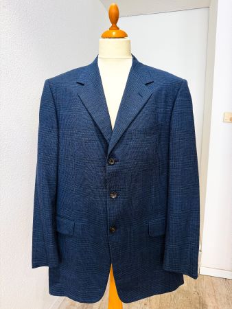Pal Zileri Sakko Gr. 54 – Blau Glencheck – Neu - NP 798.-