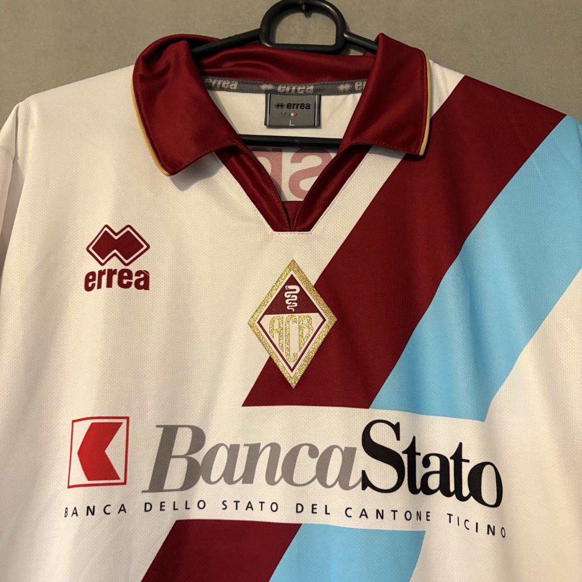 Canottiere & Pantaloni: Ac Bellinzona Trikot Errea – Usato da Winterthur venduto da LaBodega 1