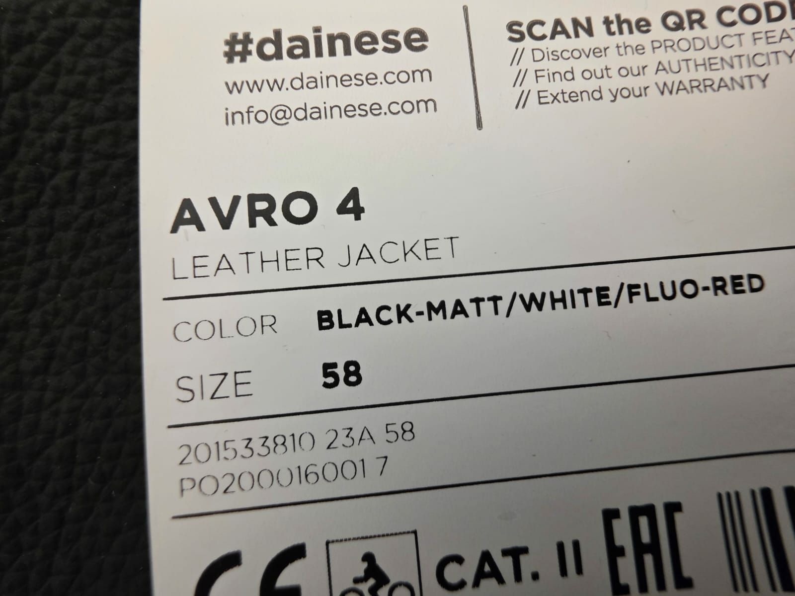 Dainese Giacche: Dainese AVRO 4  – Nuovo e nell'imballaggio originale da Villmergen venduto da Samichlaus3 4