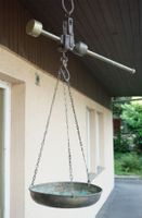 alte Stangenwaage - Balkenwaage