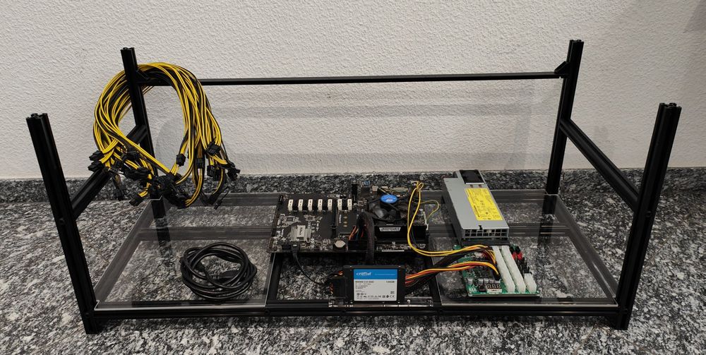 Komplettes Mining RIG ohne Grafikkarten und FAN's Kaufen auf Ricardo