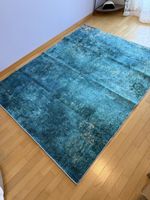 Teppich blau Grösse 200x160cm neu