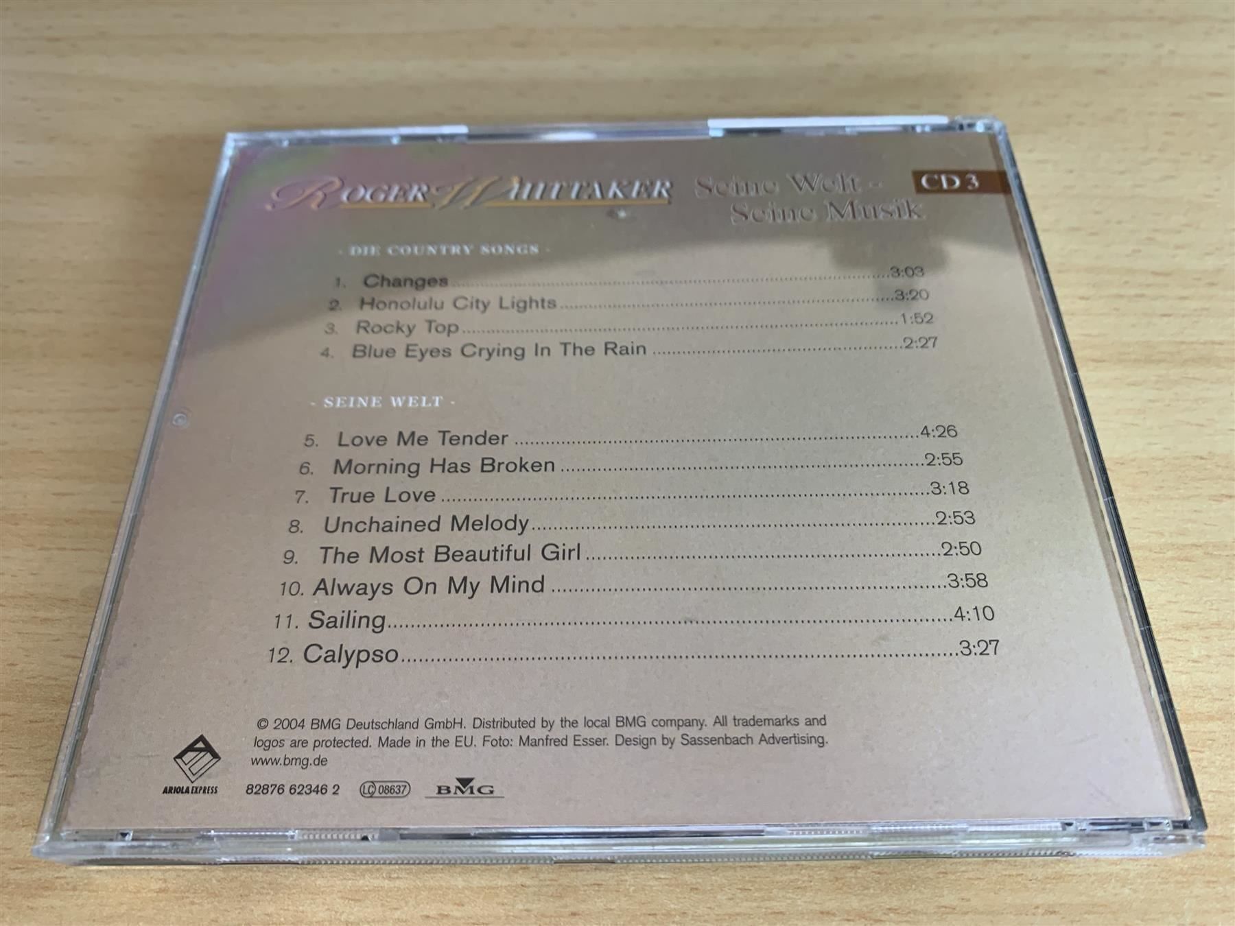 CD: Roger Whittaker - Seine Welt - Se - 3 CD – Usato da Rikon im Tösstal venduto da Alpenmutz 3