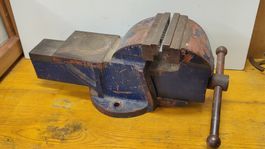 Grosser Schraubstock Blau Gebraucht (LG)