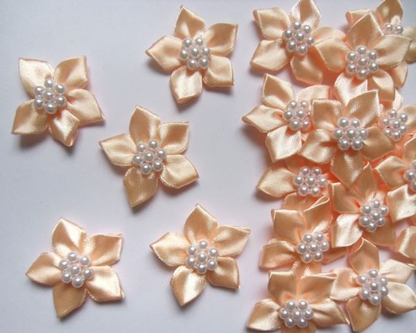 Lampen: Applique Fleur satin + perles 3cm PEACH – Neu und originalverpackt aus St-Imier von goodber 1