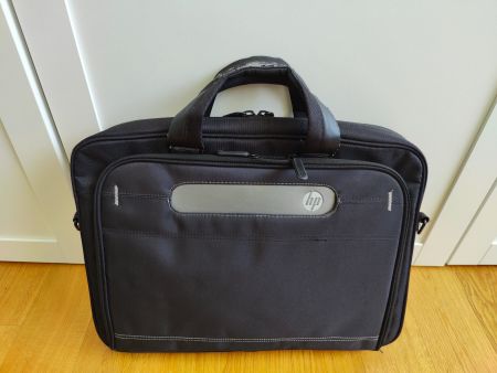 Laptop-Tasche von HP, Polyester, schwarz/grau (2)