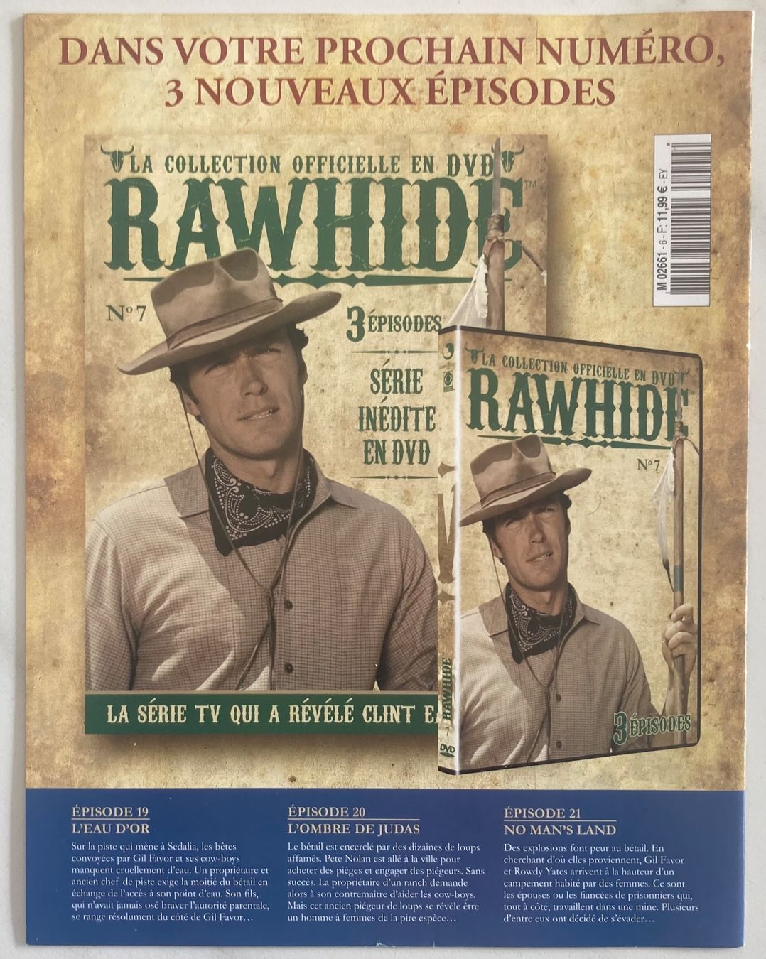 Tutti i DVDs: CLINT EASTWOOD - RAWHIDE N°6 – Usato da Poliez-Pittet venduto da Newtown-Records 2