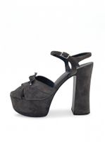 Saint Laurent / YSL Candy Sandale mit Absatz EU 38 Grau