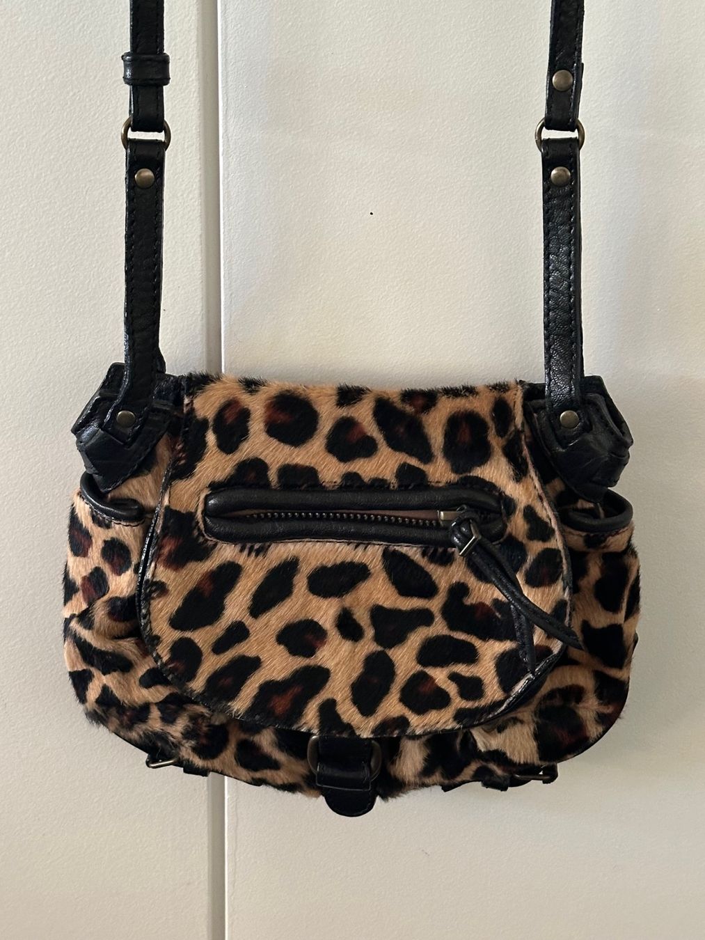 Jerome Dreyfuss Borse da donna: Jerome Dreyfus Twee mini leopard print bag – Usato da Lausanne venduto da kuroneko86
