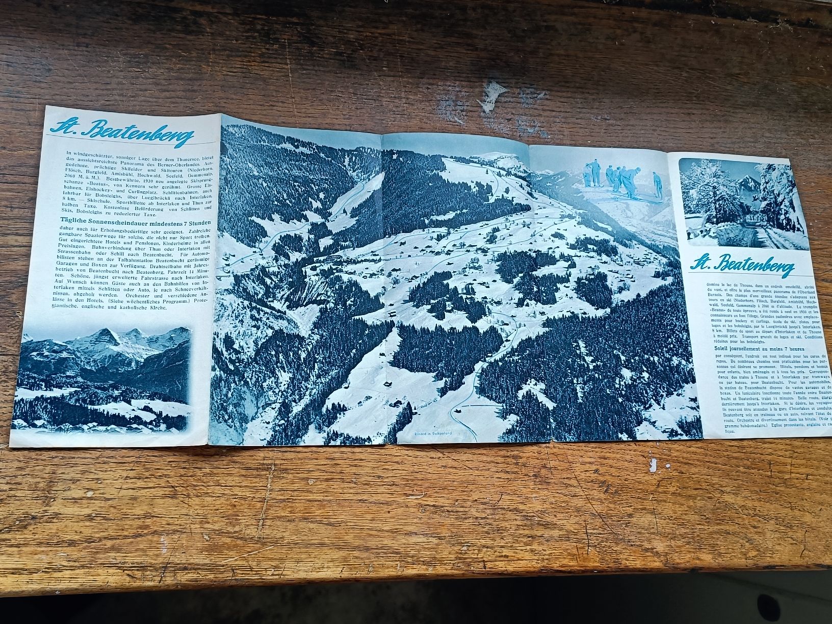 Documenti: Alter Prospekt / St Beatenberg - Berner Oberland ca. 1930 – Usato da Brugg AG venduto da Ente015 1