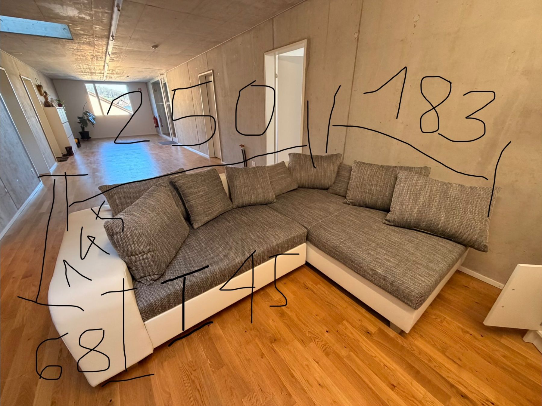 Conforama Divani: Gemütliches Eck-/Schlafsofa mit viel Platz, fast wie neu – Usato da Zuzgen venduto da 19daniela89 5