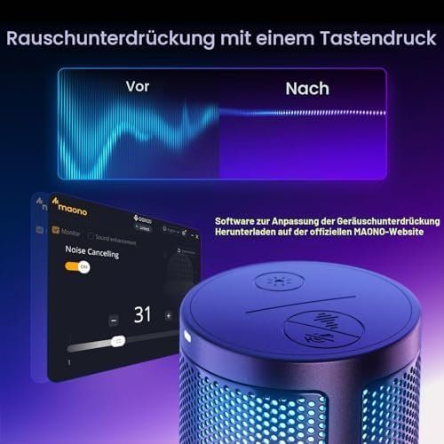 Mikrofone: Gaming USB Mikrofon Noise Cancellation Kondensator Mic – Neu und originalverpackt aus Hundwil von pak_7zvn 3