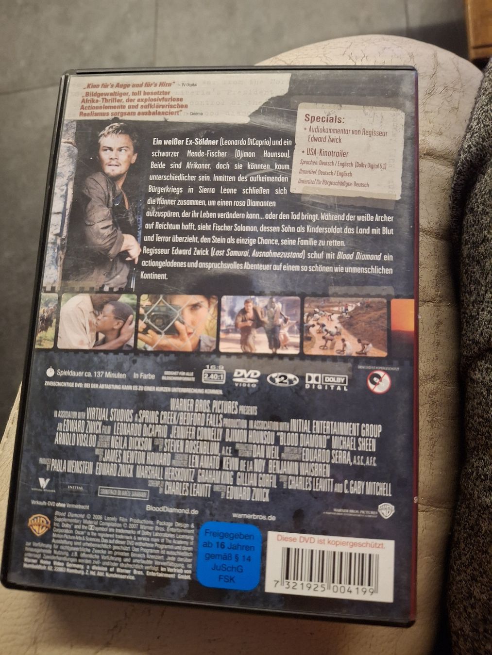 Alle DVDs: Blood Diamond DVD mit Leonardo DiCaprio – Gebraucht aus Dinhard von lor_p8fn 1