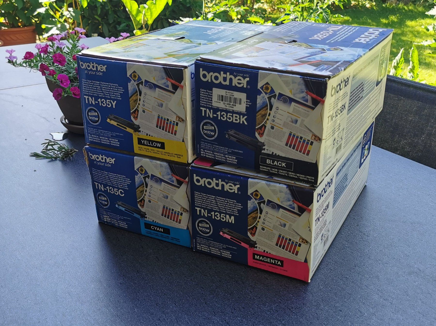 Brother Cartucce per stampanti & toner: Brother Tonersatz TN-135 YMCK – Nuovo e nell'imballaggio originale da Bremgarten b. Bern venduto da Vittorio0 1