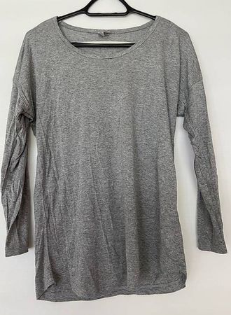 Asos Langarmshirt Grau Gr M