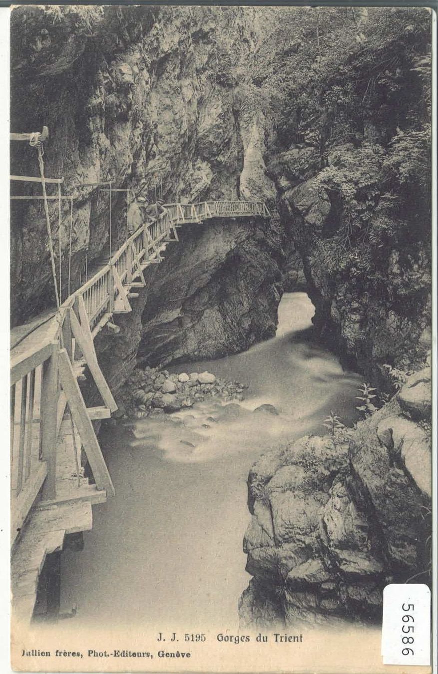 Ansichtskarten: Vernayaz - Gorges du Trient – Gebraucht aus Ettingen von Kartenplanet