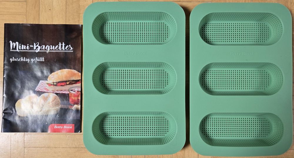 Betty Bossi : Backform Mini-Baguettes, Silikon - 2 Stück 1