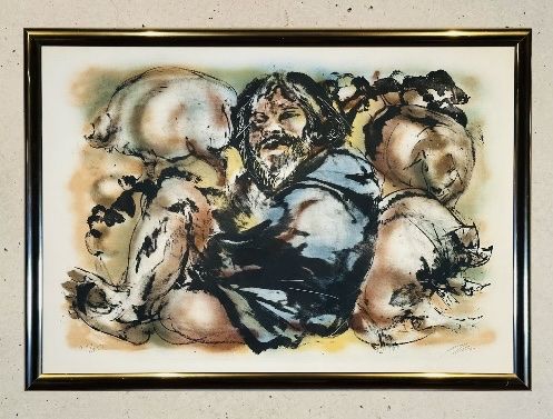 Grafica & Litografie: Hans Erni, Lithographie  – Nuovo (secondo la descrizione) da Einsiedeln venduto da Fundgrube59