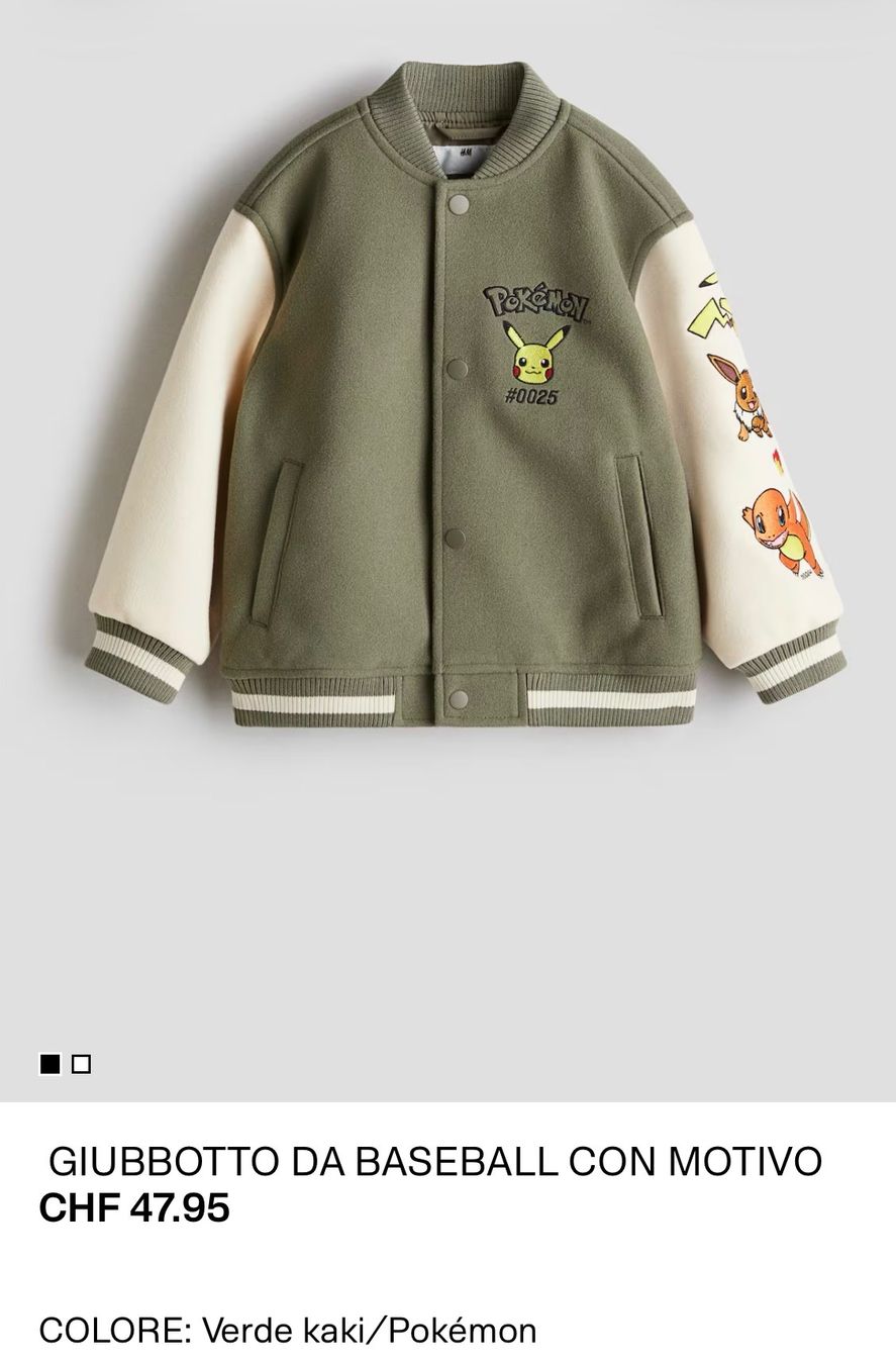H&M Jacken & Mäntel: Giacca Pokemon – Neu (gemäss Beschreibung) aus Minusio von bio_z7yv 4