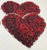2Stk. Fussmatte ''Rosenherz'' 50x 70cm