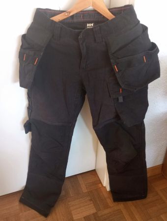 Schwarze Arbeitshosen für Frauen Grösse S