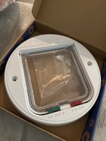 Neue Katzenklappe von Closer Pets, Modell 210W, weiss!