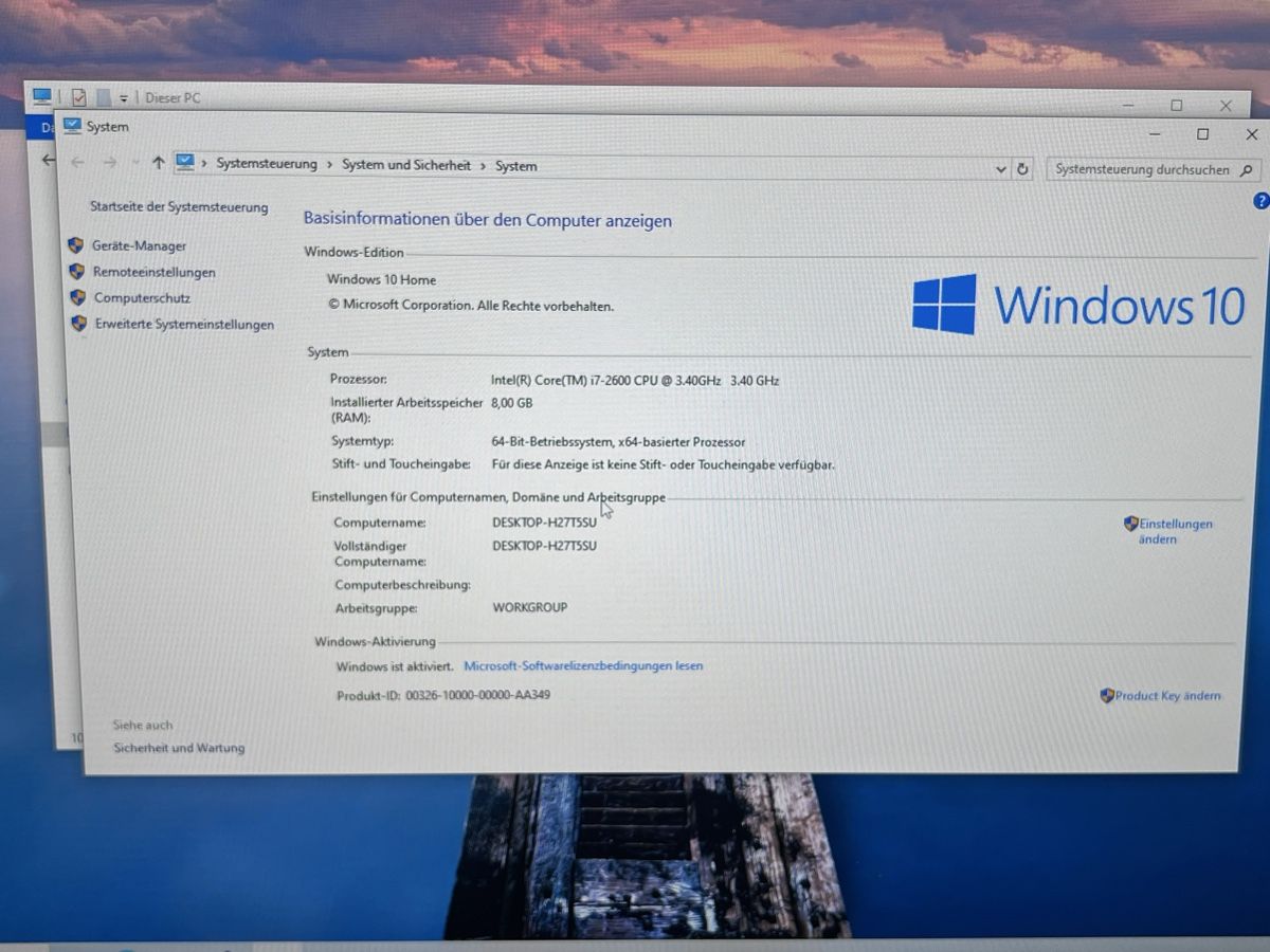 Intel PC: Computer PC Intel Core i7-2600 PC | 8GB RAM | – Usato da Wädenswil venduto da dai_2bcv 3