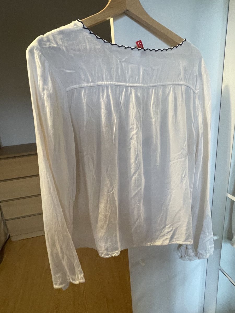 H&M Camicette: Bluse weiss H&M Gr. 40, Baumwolle – Usato da Münsingen venduto da Secondhand89 2
