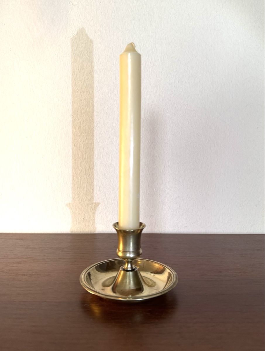 Portacandele: Vintage Kerzenständer aus Messing – Usato da Balsthal venduto da Narulya