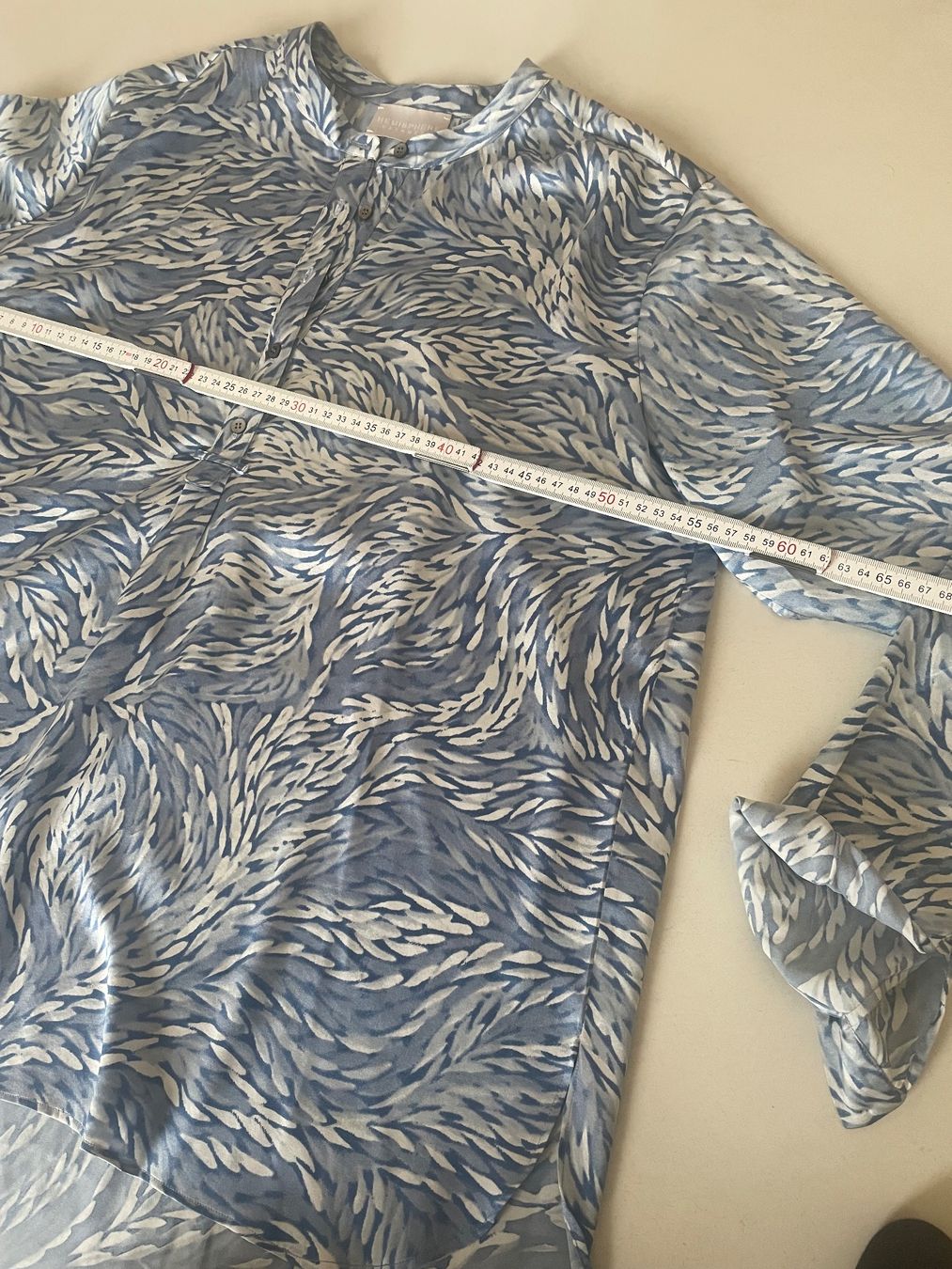 Hemisphere Camicette: Hemisphere Seiden Bluse  - Silk Blouse – Usato da Minusio venduto da Pink222