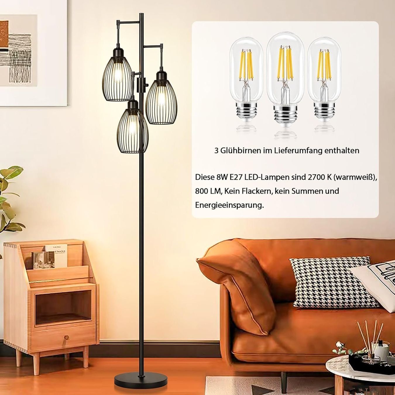 Lampes: Stehlampe Dimmbar LED 2400LM Bogenlampe Wohnzimmer – Neuf avec emballage d'origine à Dietikon par Abverkauf10 3