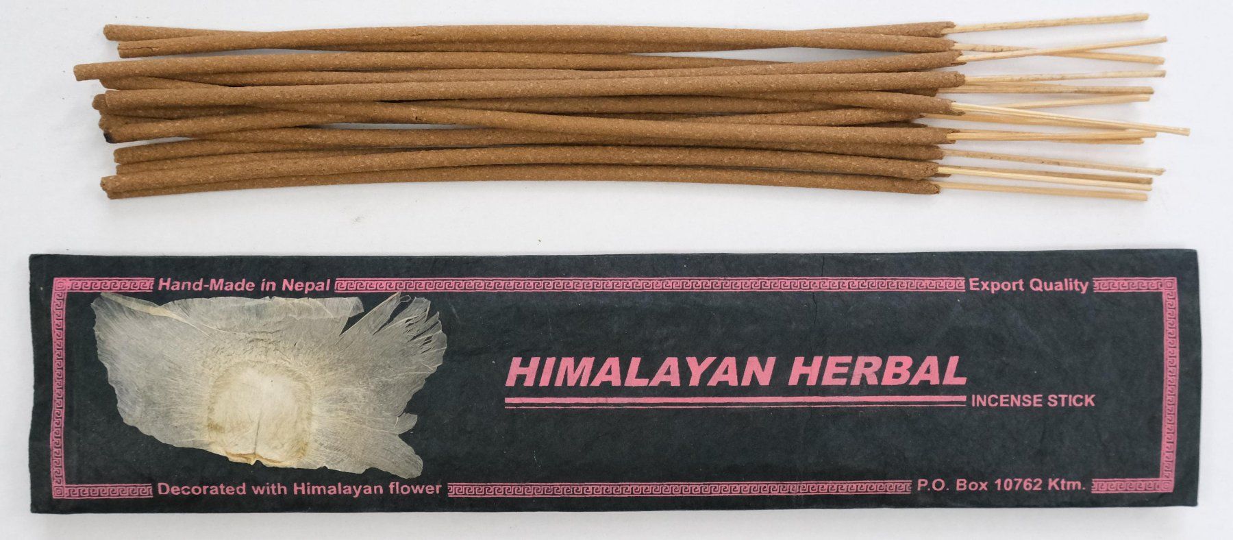 Candele: 5 Pack Räucherstäbchen aus Nepal Handmade Papier mit Blüte – Nuovo (secondo la descrizione) da Zürich venduto da Masala-Oase 5