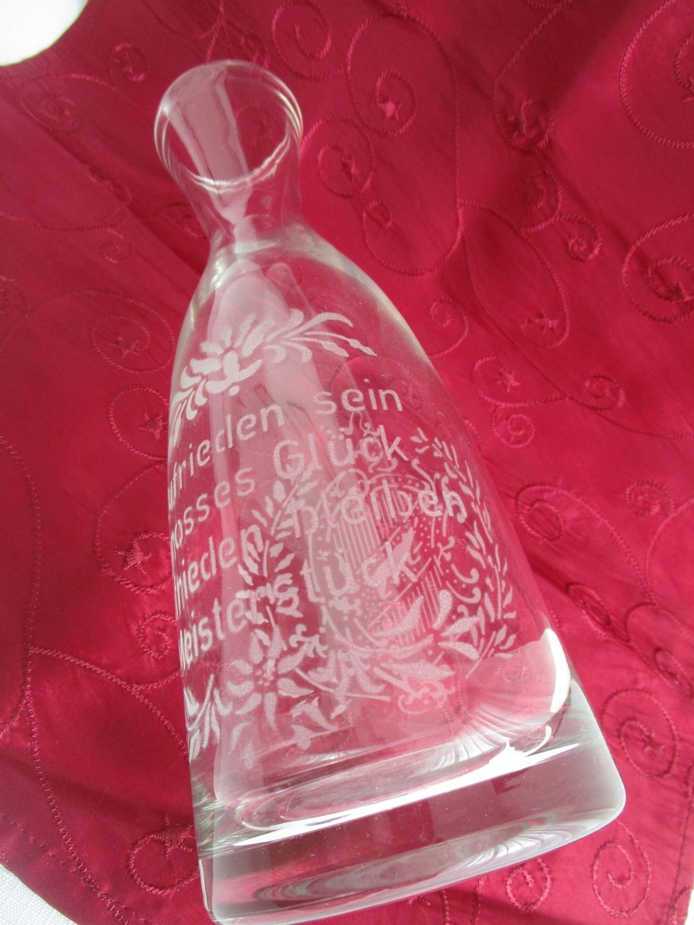 Glasi Hergiswil Caraffe: Hergiswiler Wasser- oder Weinkaraffe, 1 Liter – Usato da Binningen venduto da Oldfashion 4