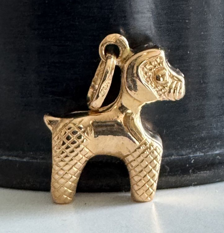 Herziger Anhänger 18Karat Gelbgold "Pudel" 3