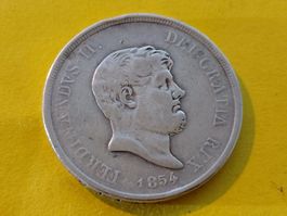 Regno delle due Sicilie 120 Grana 1854 "Ferdinand II" Silber