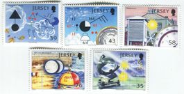 Briefmarken "Meteorologie". Jersey