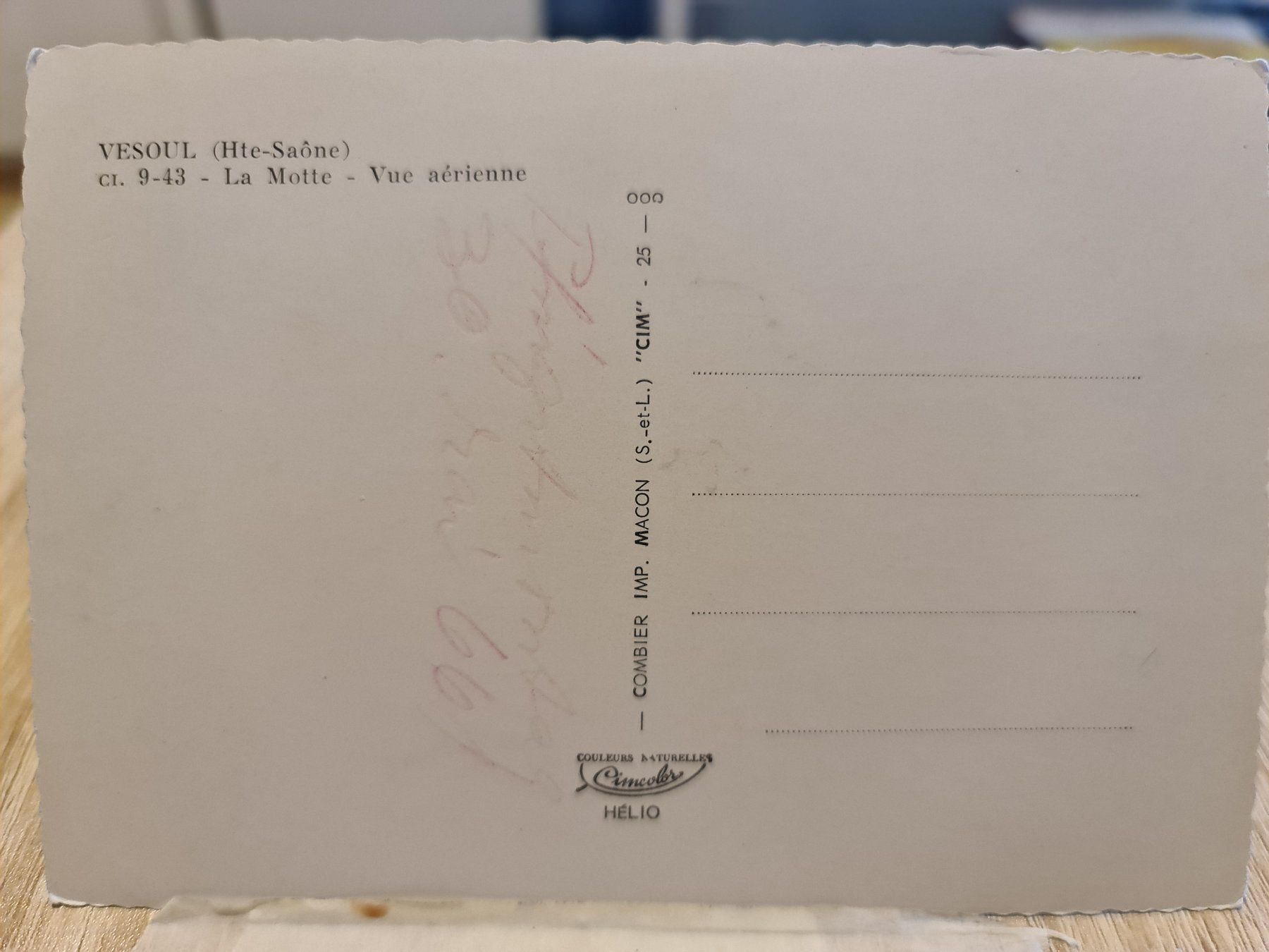 Cartoline postali: Ansichtskarte Vesoul – Usato da Dintikon venduto da Vexi 1