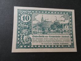 Oesterreich, Andorf - Notgeldschein
