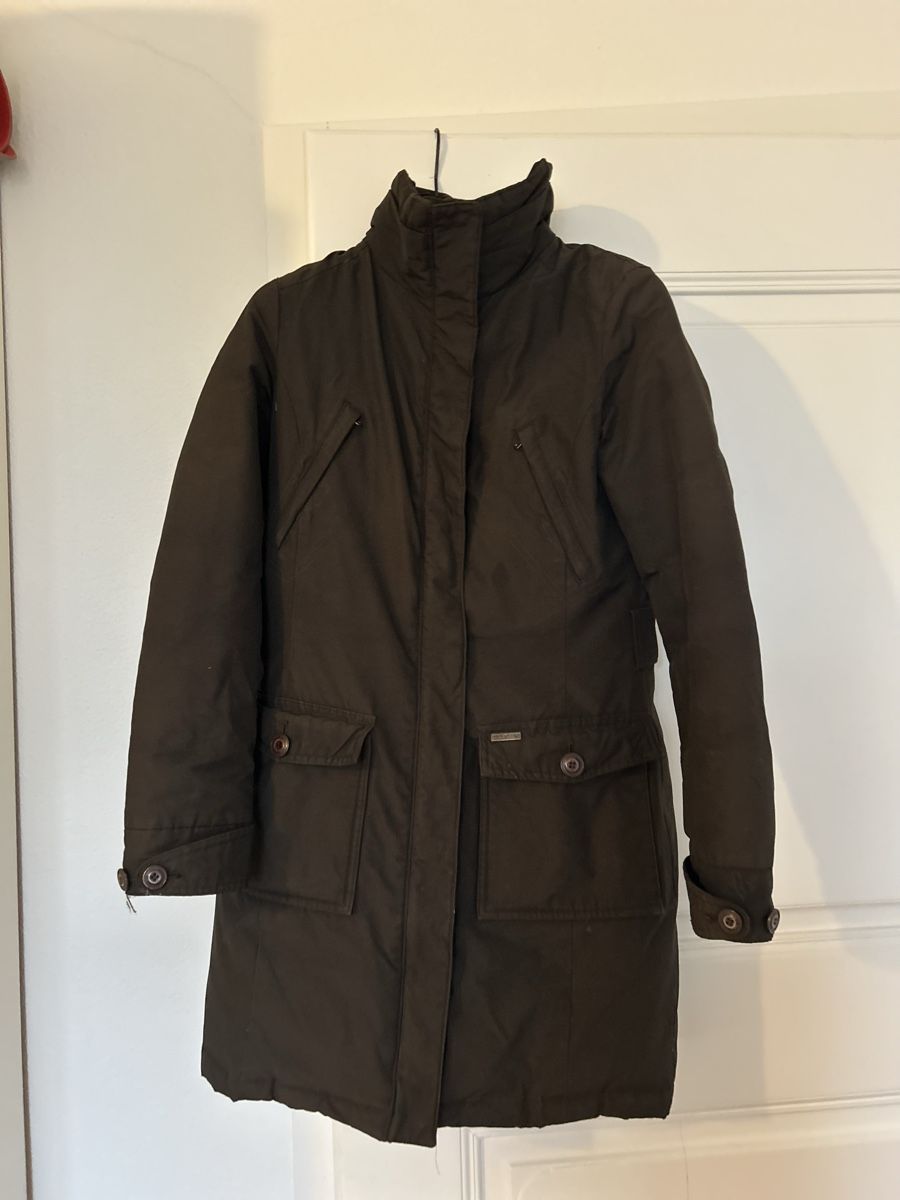 Woolrich Cappotti: Woolrich Brown Winter Coat - Size S – Usato da Zürich venduto da sal_8myn