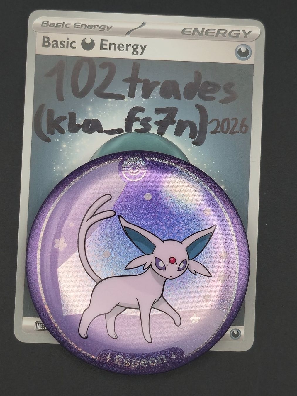 Pokémon Plaketten & Abzeichen: Espeon Pokémon Badge – Neu (gemäss Beschreibung) aus Siebnen von 102trades