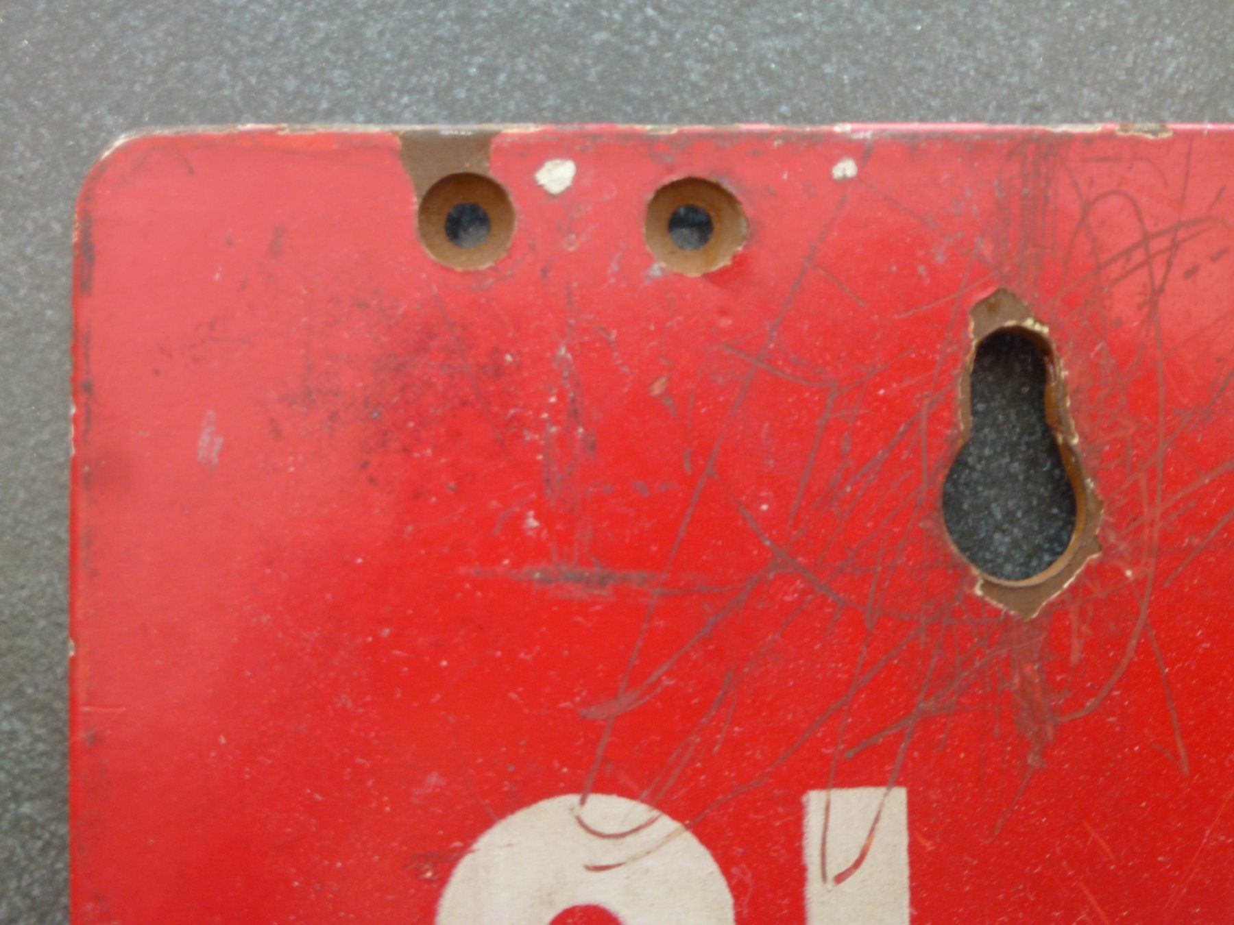 Schilder: Antikes Schild "Ohne Schaffner"  / Zug od. Strassenbahn – Gebraucht aus Esslingen von eintagammeer 1